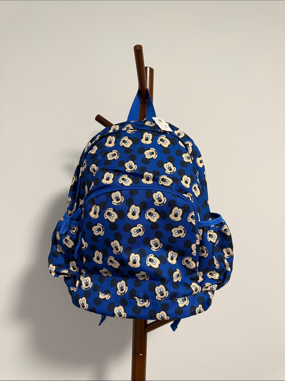 GAP Disney Blue Mickey Mouse Print Kids Backpack